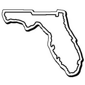 Florida Shaped Magnets, Custom Printed With Your Logo!