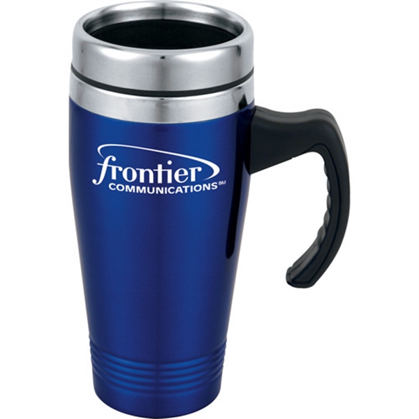 Stainless Steel Travel Mugs, Custom Decorated With Your Logo!