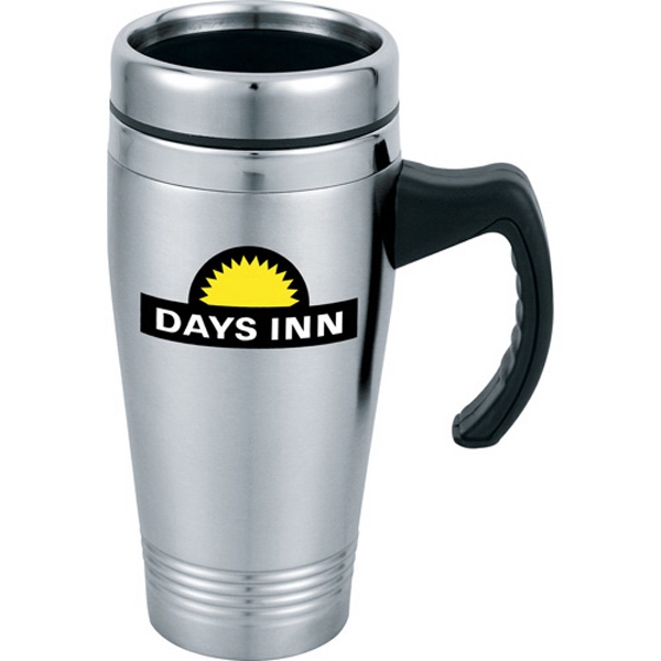Stainless Steel Travel Mugs, Custom Decorated With Your Logo!