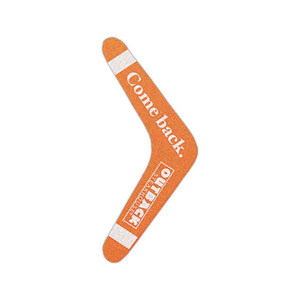 Foam Boomerangs, Custom Made With Your Logo!
