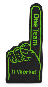 Foam Hands, Custom Imprinted With Your Logo!