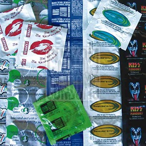 Foil Wrapper Condoms, Custom Imprinted With Your Logo!