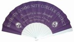 Custom Printed Folding Fans with Plastic and Wooden Frames