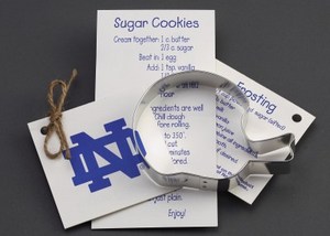 Football Helmet Stock Shaped Cookie Cutters, Custom Decorated With Your Logo!