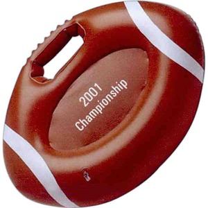 Football Shaped Inflatable Cushions, Custom Printed With Your Logo!