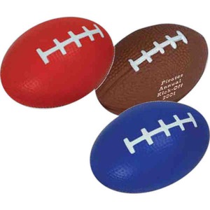 Football Shaped Stress Relievers, Custom Printed With Your Logo!