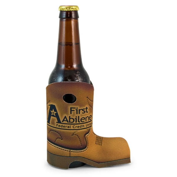Boot Shape Can Coolers, Custom Imprinted With Your Logo!