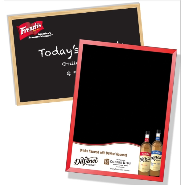 18x24 Chalkboards and Blackboards, Custom Decorated With Your Logo!