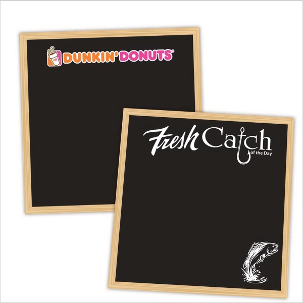18x24 Chalkboards and Blackboards, Custom Decorated With Your Logo!
