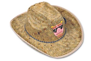 Full Color Imprint Cowboy Hats, Custom Printed With Your Logo!