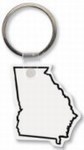 Georgia State Shaped Key Tags, Custom Printed With Your Logo!
