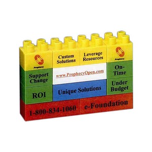 Giant Shaped Stock Promo Block Sets, Custom Imprinted With Your Logo!