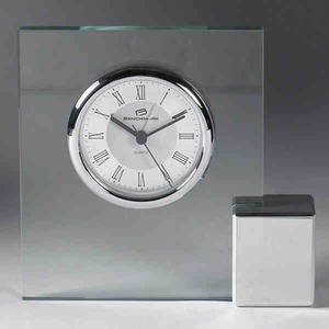 Glass Clocks, Custom Imprinted With Your Logo!