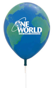 Globe Balloons, Custom Printed With Your Logo!