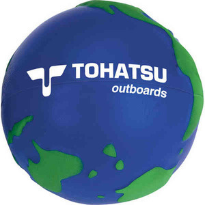 Globe Stress Balls, Custom Made With Your Logo!