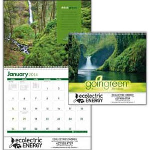 Going Green Appointment Calendars, Custom Decorated With Your Logo!