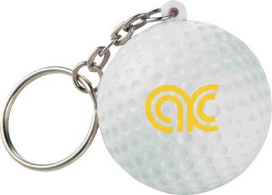 Custom Printed Golf Sport Themed Keychains