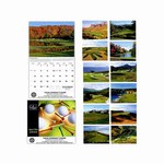 Custom Printed Golf Tips Wall Calendars