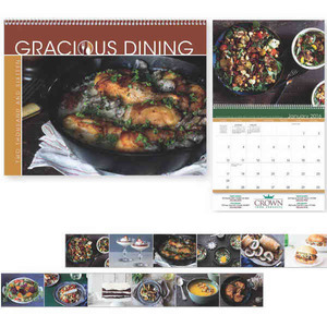 Gracious Dining Appointment Calendars, Custom Printed With Your Logo!