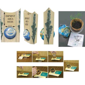 Green Environmentally Friendly Growing Kits, Personalized With Your Logo!
