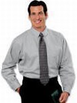Blue Generation Men's Grey Twill Shirts, Custom Imprinted With Your Logo!