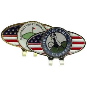 Hat Clips With Ball Markers, Custom Imprinted With Your Logo!