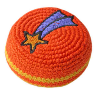 Guatemalan Crocheted Hackysacks, Custom Imprinted With Your Logo!