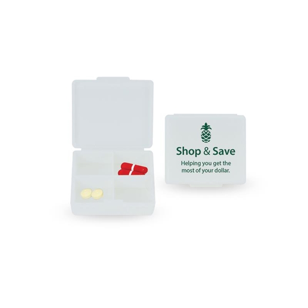 4-Day Pill Boxes, Custom Printed With Your Logo!