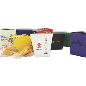 1/2 Pint Asian Carryout Boxes, Custom Imprinted With Your Logo!