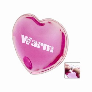 Heart Shaped Reusable Instant Cold Packs, Custom Imprinted With Your Logo!