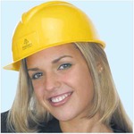 Custom Printed Heavy Gauge Plastic Construction Helmets