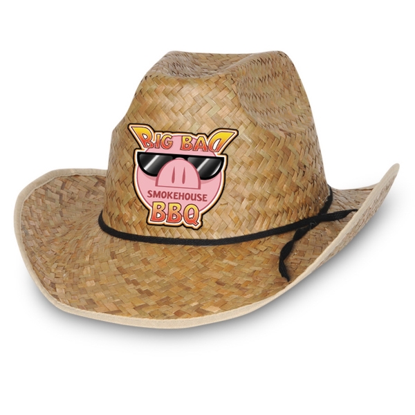 Full Color Printed Cowboy Hats, Custom Printed With Your Logo!