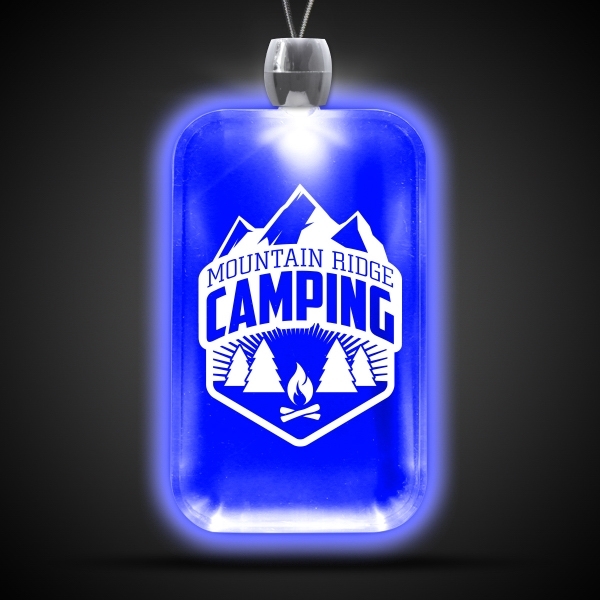 Light-up Dog Tags, Custom Imprinted With Your Logo!
