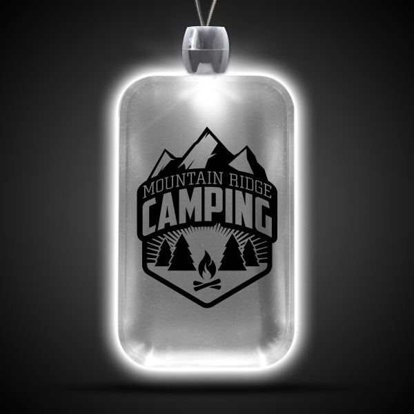 Light-up Dog Tags, Custom Imprinted With Your Logo!