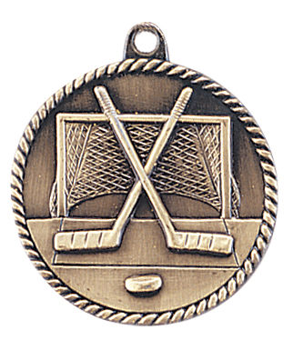 Hockey High Relief Medals, Customized With Your Logo!
