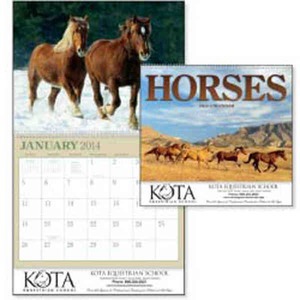 Horses Appointment Calendars, Custom Decorated With Your Logo!