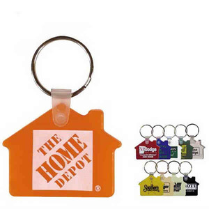 House Shaped Key Tags, Custom Printed With Your Logo!