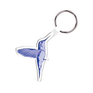 Hummingbird Bird Shaped Keytags, Custom Imprinted With Your Logo!