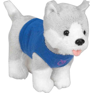 Stuffed Huskies, Custom Designed With Your Logo!