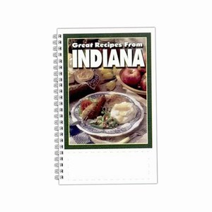 Indiana State Cookbooks, Custom Decorated With Your Logo!