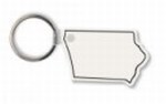 Iowa State Shaped Key Tags, Custom Printed With Your Logo!