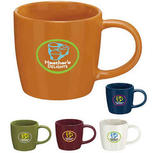 Ironstone Ceramic Mugs, Custom Imprinted With Your Logo!