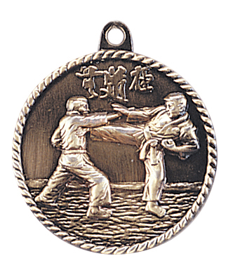 Custom Printed Karate High Relief Medals