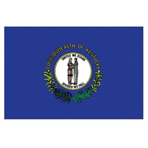 Kentucky State Flags, Custom Printed With Your Logo!