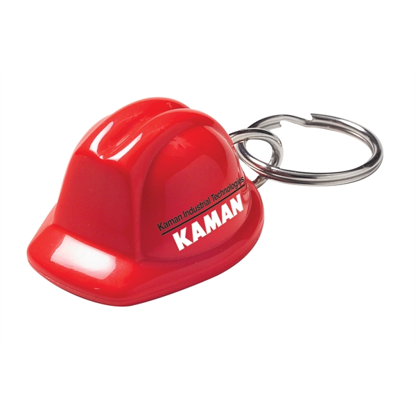 Mini Construction Hat Keychains, Custom Printed With Your Logo!