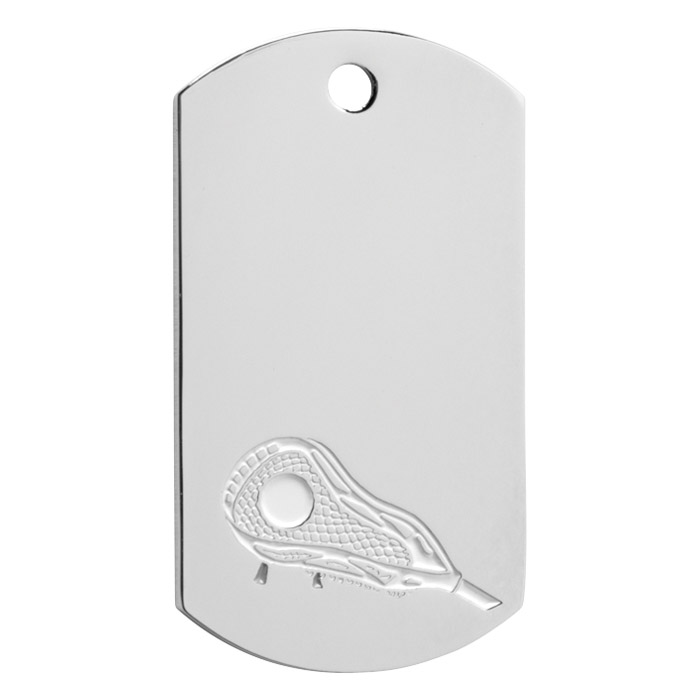 Lacrosse Dog Tags, Custom Printed With Your Logo!