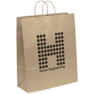 Large Environmentally Friendly Paper Bags, Custom Printed With Your Logo!