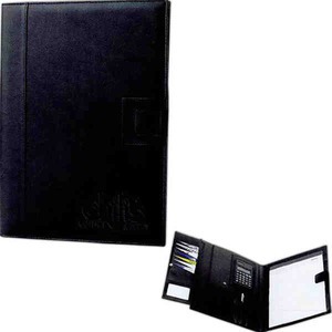 Leather Desk Folders, Custom Printed With Your Logo!