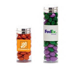Candy Filled Plastic Tubes, Custom Imprinted With Your Logo!