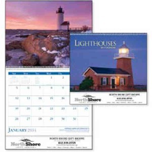 Custom Printed Lighthouses Appointment Calendars